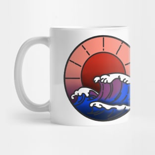 Stormy sun Mug